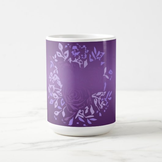 Kleine Violett Rose Tee Tasse (Mittel)