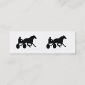 Kleine Visitenkarten für Pferdetrainer Mini Visitenkarte (Rückseite)