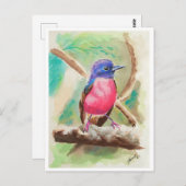 Kleine Vögel #9 Postkarte (Vorne/Hinten)