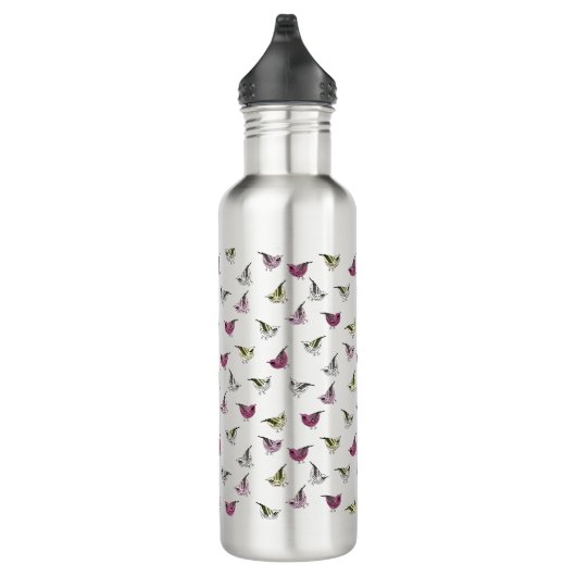 Kleine Vögel Edelstahlflasche (Rechts)