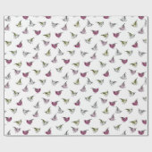 Kleine Vögel Geschenkpapier (Flach)