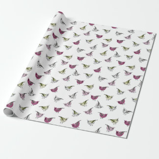 Kleine Vögel Geschenkpapier