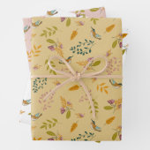 Kleine Vögel im Frühling Geschenkpapier Set (Beispiel)