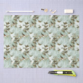 Kleine Vögel im Schnee Seidenpapier (Handwerk)