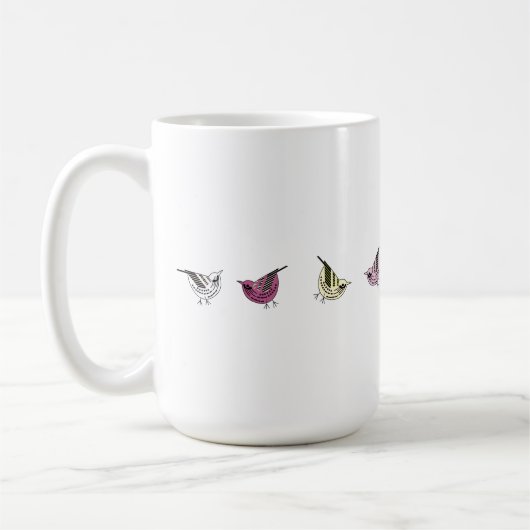 Kleine Vögel Kaffeetasse (Links)
