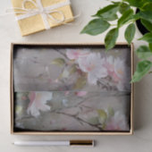 Kleine Vögel mit blühenden Blume Seidenpapier (Geschenk)