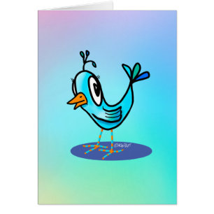 Kleine Vogel-Notizkarte