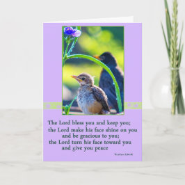 Kleine Vogel-Ostern-Karte Feiertagskarte