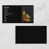 Kleine Vogel-Visitenkarte Visitenkarte (Vorne/Hinten)