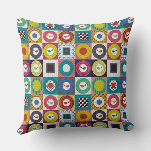 kleine Vogelplätze Kissen (Rückseite)