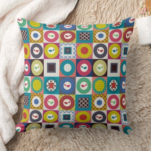 kleine Vogelplätze Kissen (Decke)