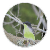 Kleine Vogelscheuche Keramikknauf (Vorderseite)