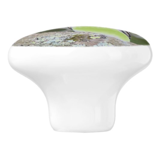 Kleine Vogelscheuche Keramikknauf (Seitenansicht)