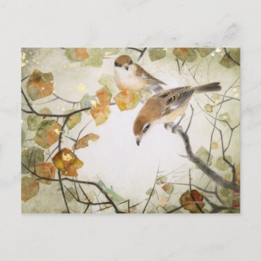 Kleine, von Kriechern beflügelte Kreatur Postkarte (Vorderseite)