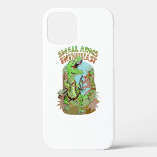 Kleine Waffen Enthusiast Lustiger T-Rex Dinosaurie iPhone 12 Hülle