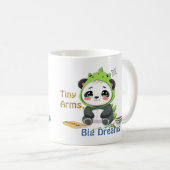 Kleine Waffen, große Träume. Kaffeetasse (VorderseiteRechts)