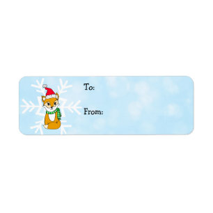 Kleine Waldfüchse und Schneeflocken von und nach