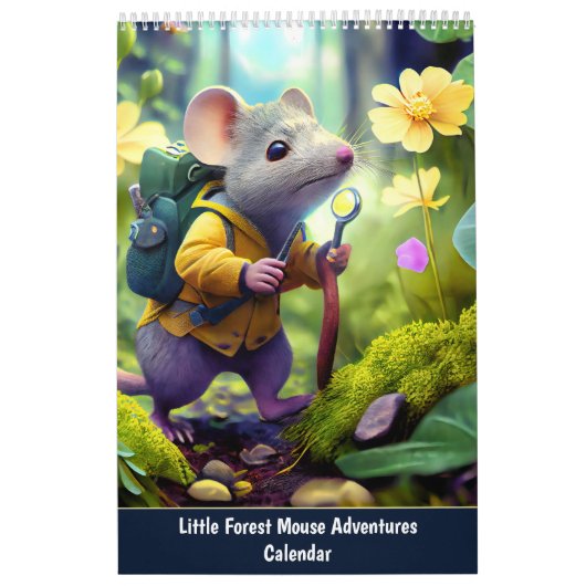 Kleine Waldmaus-Abenteuer – Kalender (Titelbild)