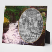 Kleine Waldwasserfallmalerei Hinzufügen eines Foto Fotoplatte (Seite)