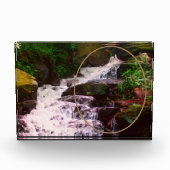 Kleine Waldwasserfallmalerei hinzufügen Fotoblock (Vorderseite)