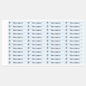 Kleine wasserdichte Namensschilder mit niedlichem  Etiketten (Blatt)