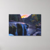 Kleine Wasserfälle Ölgemälde Druck Leinwanddruck (Vorderseite)