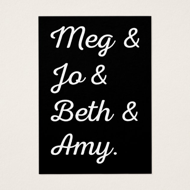 Kleine weibliche Zeichen II (Vorderseite)