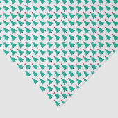 Kleine Weihnachtsbaume mit Rotem Star Seidenpapier (Ausschnitt)