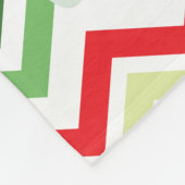 Kleine Weihnachtsdecke des Elf-| Fleecedecke (Ecke)