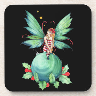 Kleine Weihnachtsfee-Set Untersetzer
