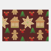 Kleine Weihnachtsgeschenke Geschenkpapier Set (Vorderseite 3)
