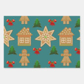 Kleine Weihnachtsgeschenke Geschenkpapier Set (Vorderseite)