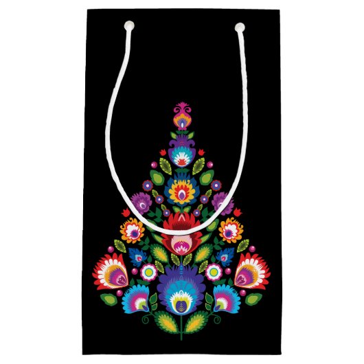 Kleine Weihnachtsgeschenktasche mit individueller  Geschenktüte (Vorderseite)