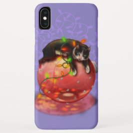 Kleine Weihnachtskatzenleuchten Garland Wintermagi Case-Mate iPhone Hülle