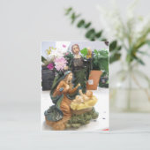 Kleine Weihnachtskrippe Postkarte (Stehend Vorderseite)