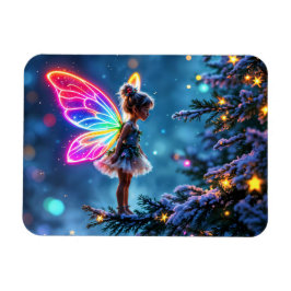 Kleine Weihnachtsmärchen leuchten Fantasie Magnet