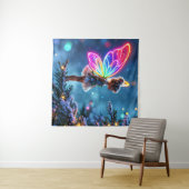 Kleine Weihnachtsmärchen leuchten Fantasie Wandteppich (Beispiel (Horizontal))