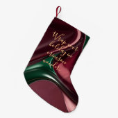 Kleine Weihnachtsstrumpfhose in stilvollem Grafikd Kleiner Weihnachtsstrumpf (Vorderansicht (hängend))