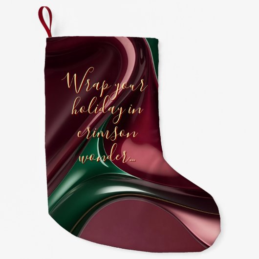 Kleine Weihnachtsstrumpfhose in stilvollem Grafikd Kleiner Weihnachtsstrumpf (Vorderseite)