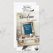 Kleine Weihnachtswunder Fotokarte Feiertagskarte (Vorne/Hinten)