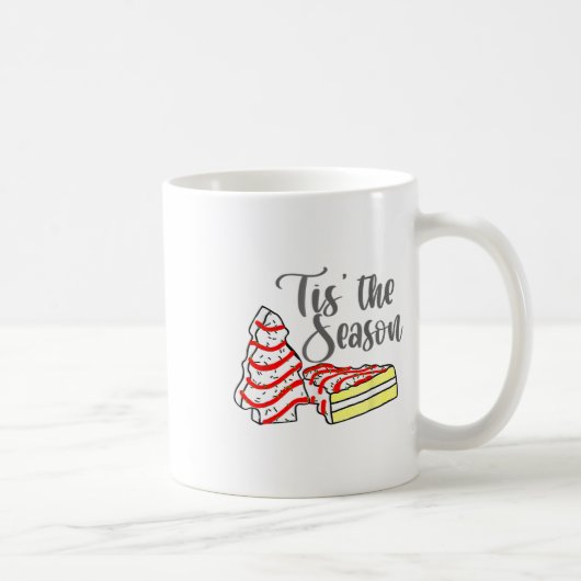 Kleine Weihnachtszeit Bäumchen Kuchen Debbie Kaffeetasse (Rechts)