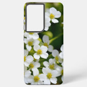 Kleine, weiße Blume Samsung Galaxy Hülle (Rückseite)