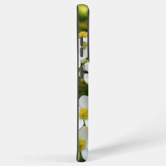 Kleine, weiße Blume Samsung Galaxy Hülle (Rechte Seite)