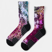 Kleine weiße Blume Socken (Links)