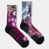 Kleine weiße Blume Socken (Rechts)