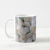Kleine weiße Blume Tasse (Links)