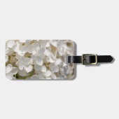 Kleine weiße Blumen Gepäckanhänger (Vorderseite horizontal)