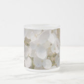 Kleine weiße Blumen Mattglastasse (Mittel)