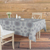 Kleine weiße Blüte gefallen (Das Muster) Tischdecke