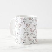 kleine weiße Bollen Kaffeetasse (Vorderseite Links)